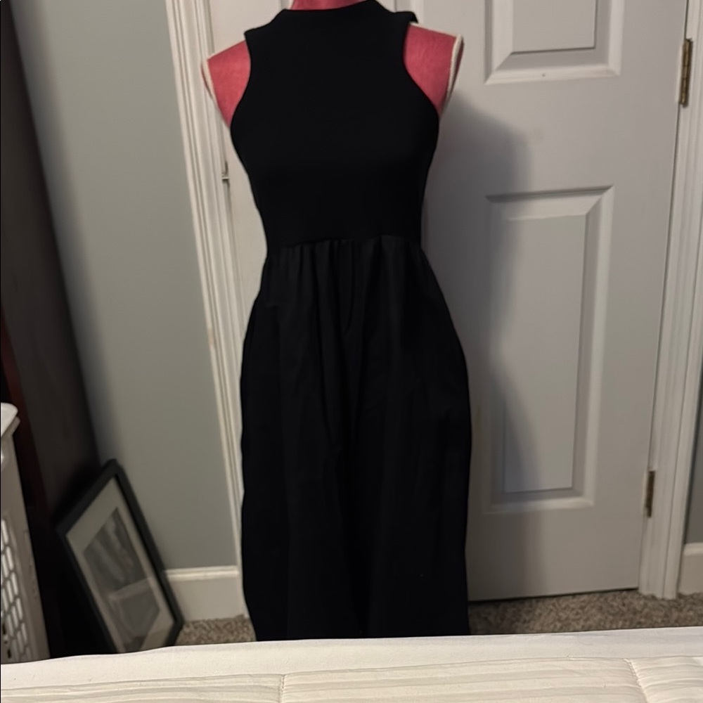 Elegant Black Sleeveless Dress